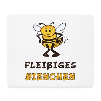 Fleißiges Bienchen - Mousepad (Querformat) - Weiß - Vorne