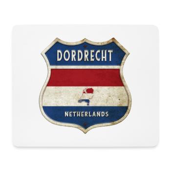 Dordrecht Niederlande Wappen Design - Mousepad (Querformat) - Weiß - Vorne