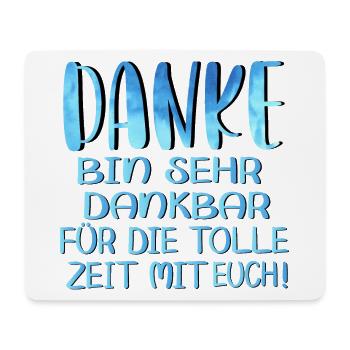 Abschiedsgeschenke für Kollegen - LETZTER TAG - Mousepad (Querformat) - Weiß - Vorne