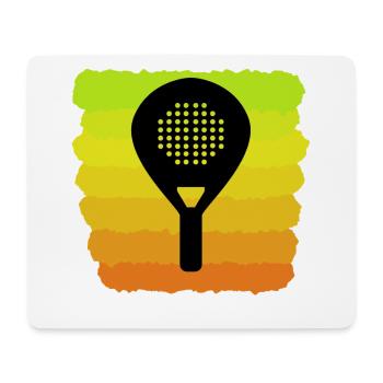 Setback Padel Player Fans Racket Leisure - Mouse Pad (horizontal) - white - Front