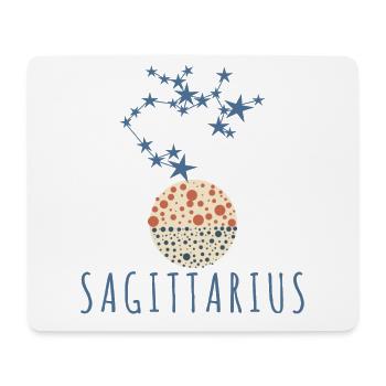 La constellation du Sagittaire - Tapis de souris (format paysage) - blanc - Devant