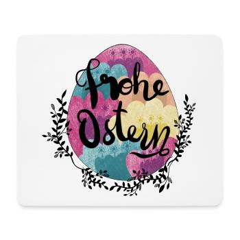 Easter Egg Flowers Happy Easter - Mouse Pad (horizontal) - white - Front
