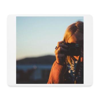 The photographer - Mouse Pad (horizontal) - white - Front