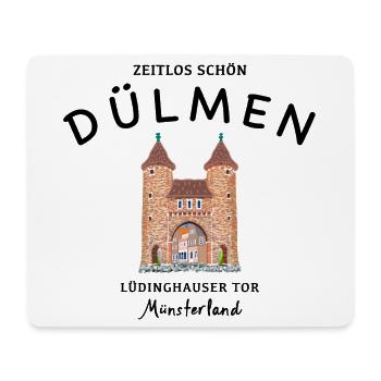 Dülmen, Lüdinghauser Tor, Münsterland - Mousepad (Querformat) - Weiß - Vorne