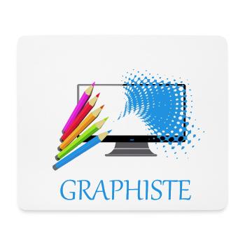 Graphic artist - Mouse Pad (horizontal) - white - Front