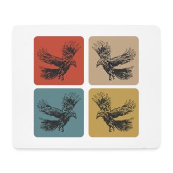 Raben Design - Mousepad (Querformat) - Weiß - Vorne