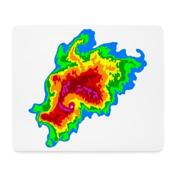 Joplin , Tornado, Radar, Stormchaser - Mouse Pad (horizontal) - white - Front