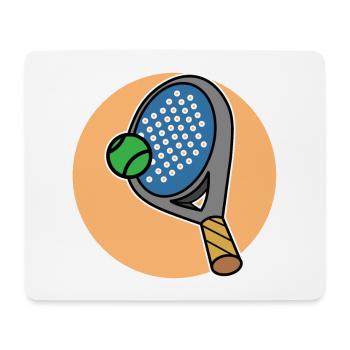 Raquettes Balles Padel Sport Player Padel Jeu - Tapis de souris (format paysage) - blanc - Devant