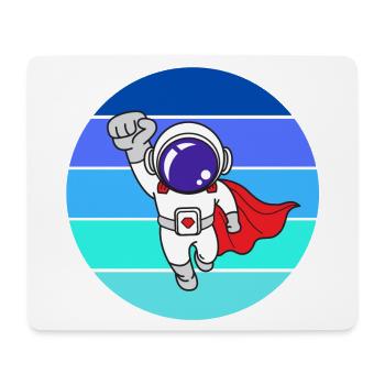 Weltraum, Galaxie, Astronaut - Mousepad (Querformat) - Weiß - Vorne