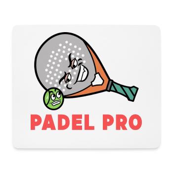 Padel Training Player Statement Tournament Racket - Mouse Pad (horizontal) - white - Front