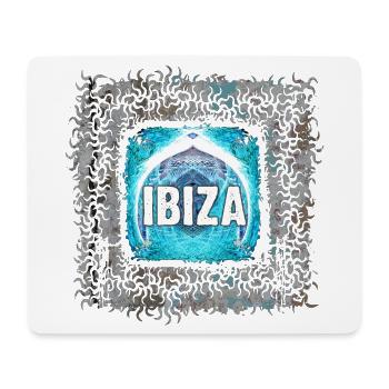 Ibiza Spirit Neon Design - Mousepad (Querformat) - Weiß - Vorne