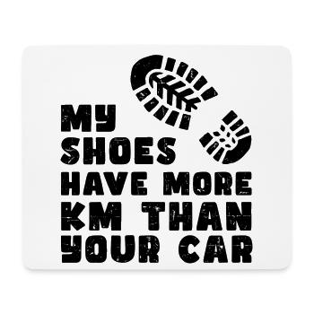 Wanderwege Wanderer Wandern Statement Klettern - Mousepad (Querformat) - Weiß - Vorne