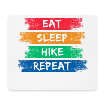Bergwandern Wanderung Statement Wandern Wanderer - Mousepad (Querformat) - Weiß - Vorne