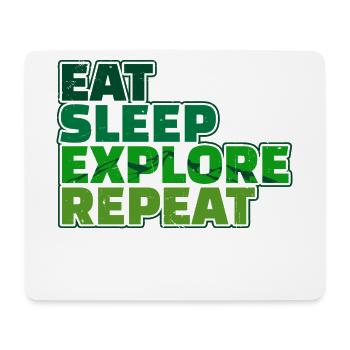 Wandern Bergsteigen Statement Wanderer Wanderwege - Mousepad (Querformat) - Weiß - Vorne