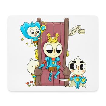 Zwiebelkönig - Mousepad (Querformat) - Weiß - Vorne