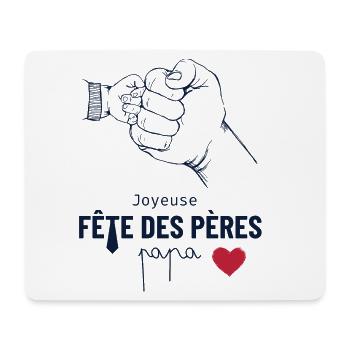 Joyeuse fête des pères papa. Bonne fête papa ! - Tapis de souris (format paysage) - blanc - Devant