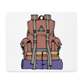 Klettern Bergsteigen Wandern Wanderer Wanderwege - Mousepad (Querformat) - Weiß - Vorne