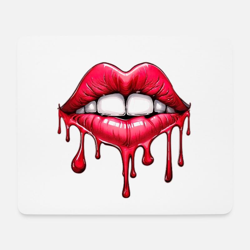 Lips - Mouse Pad (horizontal) - white