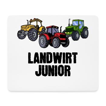 Jungbauer Statement Landmaschinen Feld Traktor - Mousepad (Querformat) - Weiß - Vorne