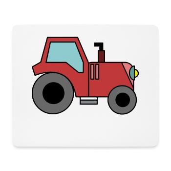 Tracteur agricole Machines agricoles Véhicule tracteur - Tapis de souris (format paysage) - blanc - Devant