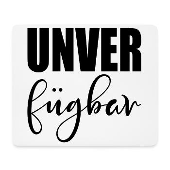 SCHRIFTZUG UNVERFÜGBAR - STATUS - Mousepad (Querformat) - Weiß - Vorne