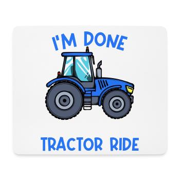 Tracteur Déclaration de l’agriculteur Véhicule à moteur Pays Air - Tapis de souris (format paysage) - blanc - Devant