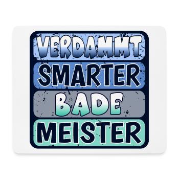 Bademeister - SCHWIMMEN FREIBAD - SEE - MEER - Mousepad (Querformat) - Weiß - Vorne