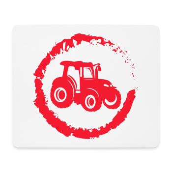 Véhicule à moteur Pays Aérodrome Farm Tractor - Tapis de souris (format paysage) - blanc - Devant