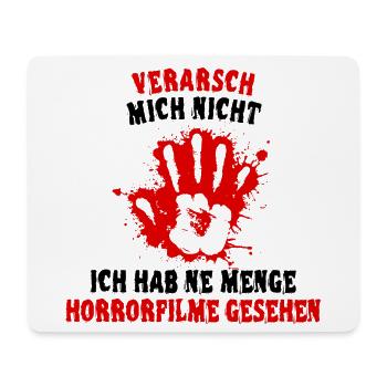Filme Statement Kino Kinoabend Movies Filmabend - Mousepad (Querformat) - Weiß - Vorne