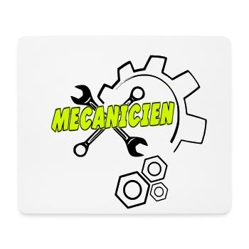 Mécanicien - Tapis de souris (format paysage) - blanc - Devant