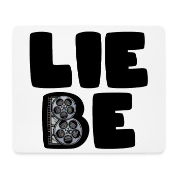 Film Schauen Movies Spruch Binge Watching Cineast - Mousepad (Querformat) - Weiß - Vorne
