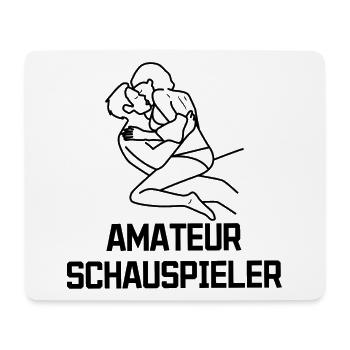 Schauspieler Statement Movies Filme Kino Nacht - Mousepad (Querformat) - Weiß - Vorne