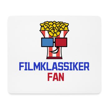 Fernsehabend Movies Popcorn Statement Kino Nacht - Mousepad (Querformat) - Weiß - Vorne