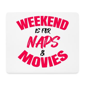 Déclaration de Movie Night Streaming Cineast Movies - Tapis de souris (format paysage) - blanc - Devant
