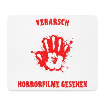 Filme Movies Statement Filmabend Serien Kino Nacht - Mousepad (Querformat) - Weiß - Vorne