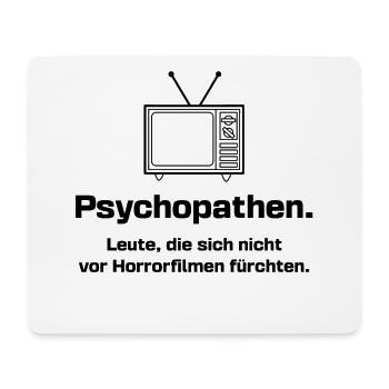 Fernsehen Statement Movies Binge Watching Kino - Mousepad (Querformat) - Weiß - Vorne