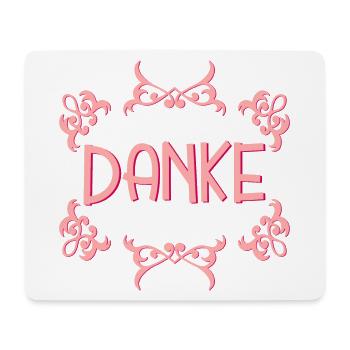 Dankeschöngeschenke DANKE SPRÜCHE - Mousepad (Querformat) - Weiß - Vorne