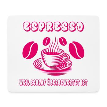 Espresso Design - Mousepad (Querformat) - Weiß - Vorne
