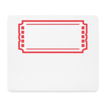 Film Schauen Theater Movies Statement Filmabend - Mousepad (Querformat) - Weiß - Vorne