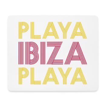 IBIZA España Espagne Espagne - Tapis de souris (format paysage) - blanc - Devant