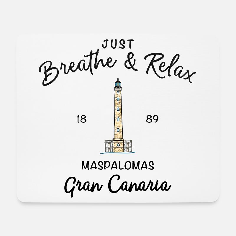 Gran Canaria, Relax, Maspalomas, Spain - Mouse Pad (horizontal) - white