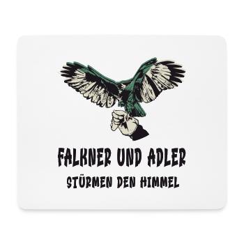 Falknerei Adler Design - Mousepad (Querformat) - Weiß - Vorne
