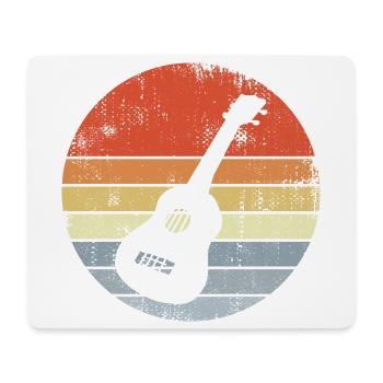 Vintage Ukulele Sketch - Mouse Pad (horizontal) - white - Front