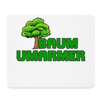 Umwelt Baum Mutter Natur Statement Naturschutz - Mousepad (Querformat) - Weiß - Vorne