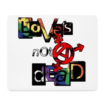 Bunte Vielfalt der Liebe und Identität - Mousepad (Querformat) - Weiß - Vorne