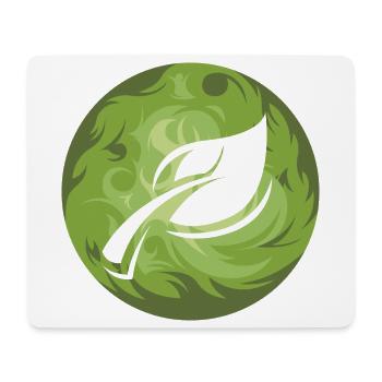 Leaf Nature Conservation Forest Leaves Symbol Colors - Mouse Pad (horizontal) - white - Front
