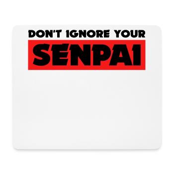 Anime Senpai Manga Statement Animation Mangastyle - Mousepad (Querformat) - Weiß - Vorne