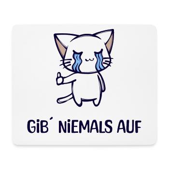 Zeichentrick Animation Comic Manga Katze Anime - Mousepad (Querformat) - Weiß - Vorne