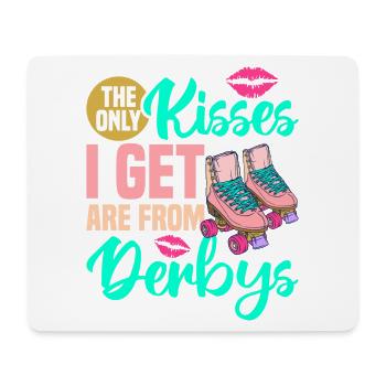 Rollschuh Design - Mousepad (Querformat) - Weiß - Vorne