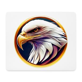 Bald eagle - Mouse Pad (horizontal) - white - Front